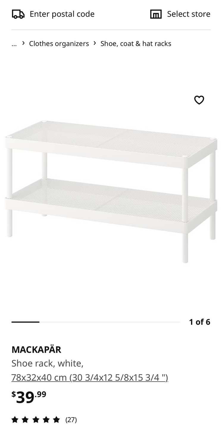 IKEA mackapär shoe rack - photo 4