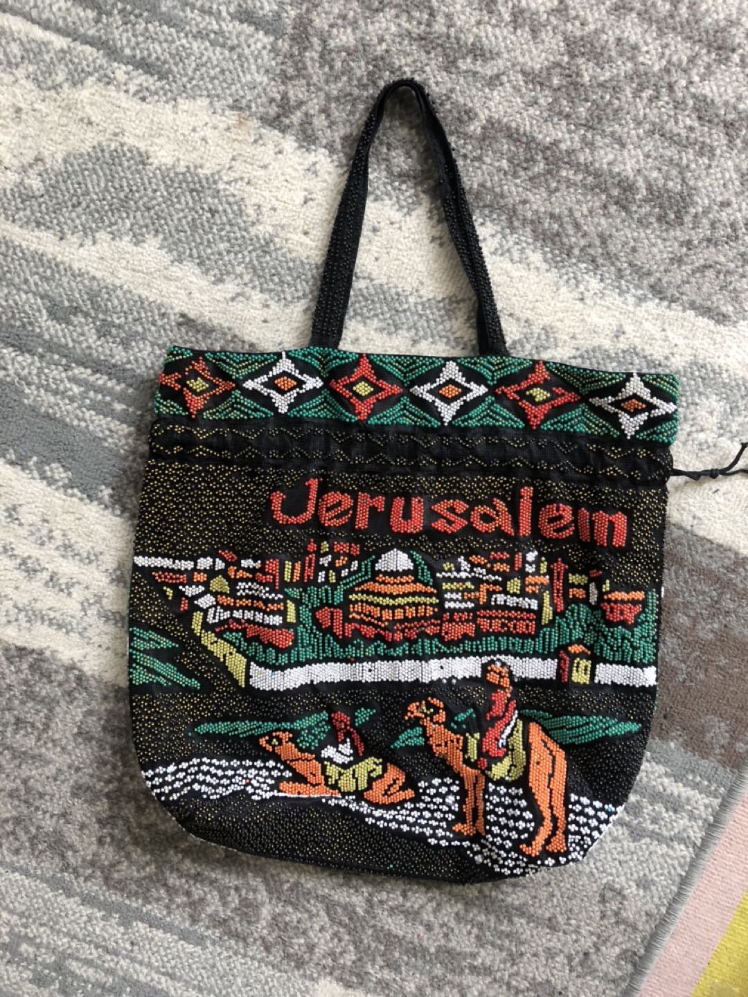 Beaded JERUSALEM tote - photo 2
