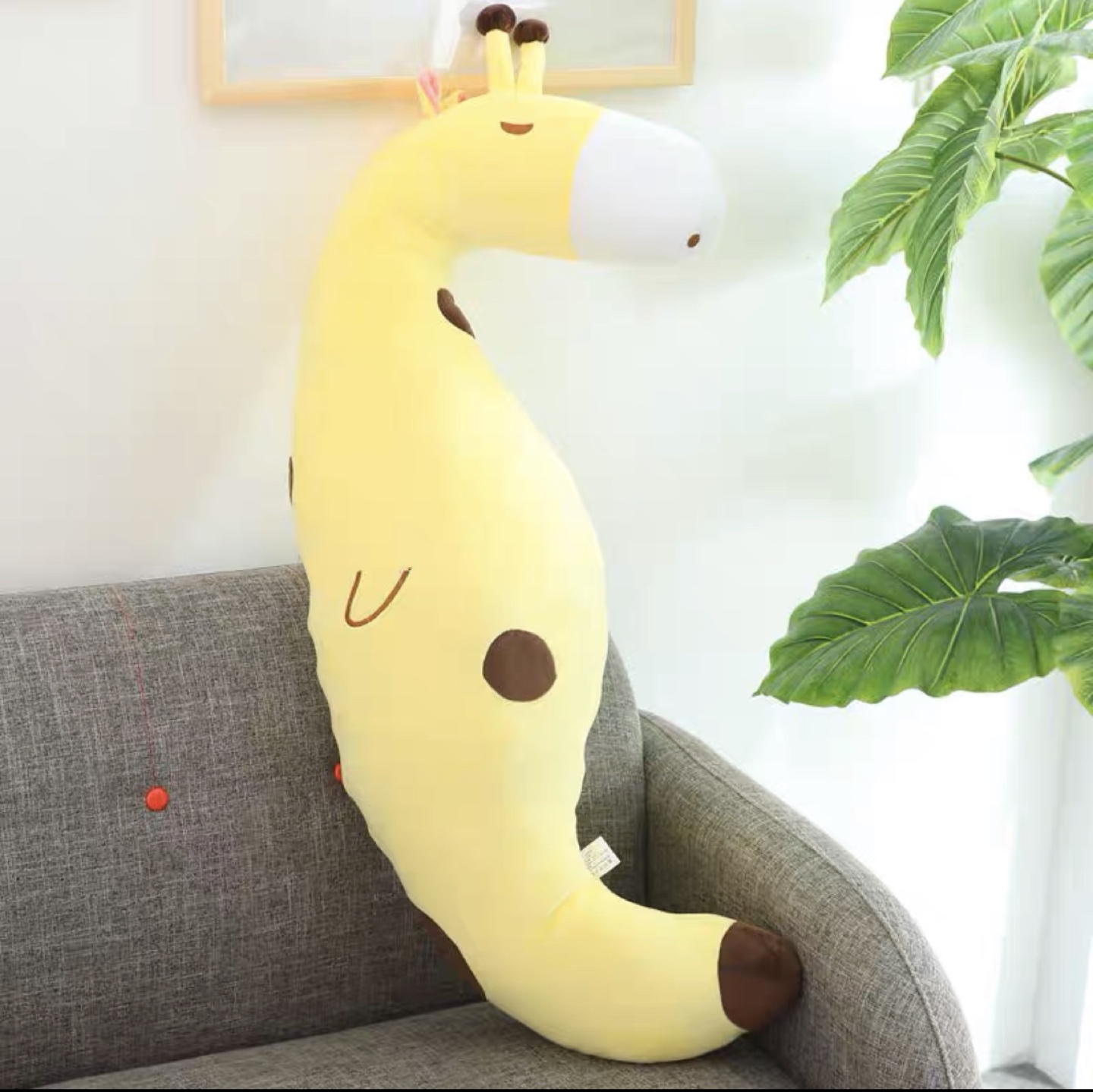 99% new cuddle long cushion thumbnail