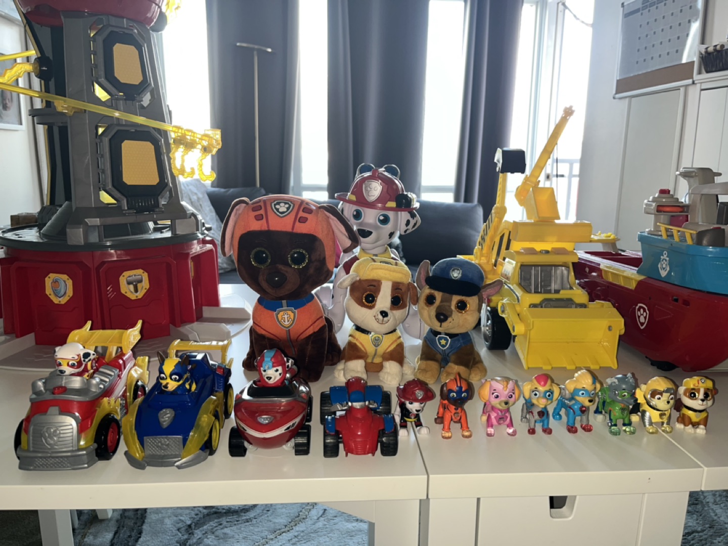 Super Collection of Paw Patrol toys