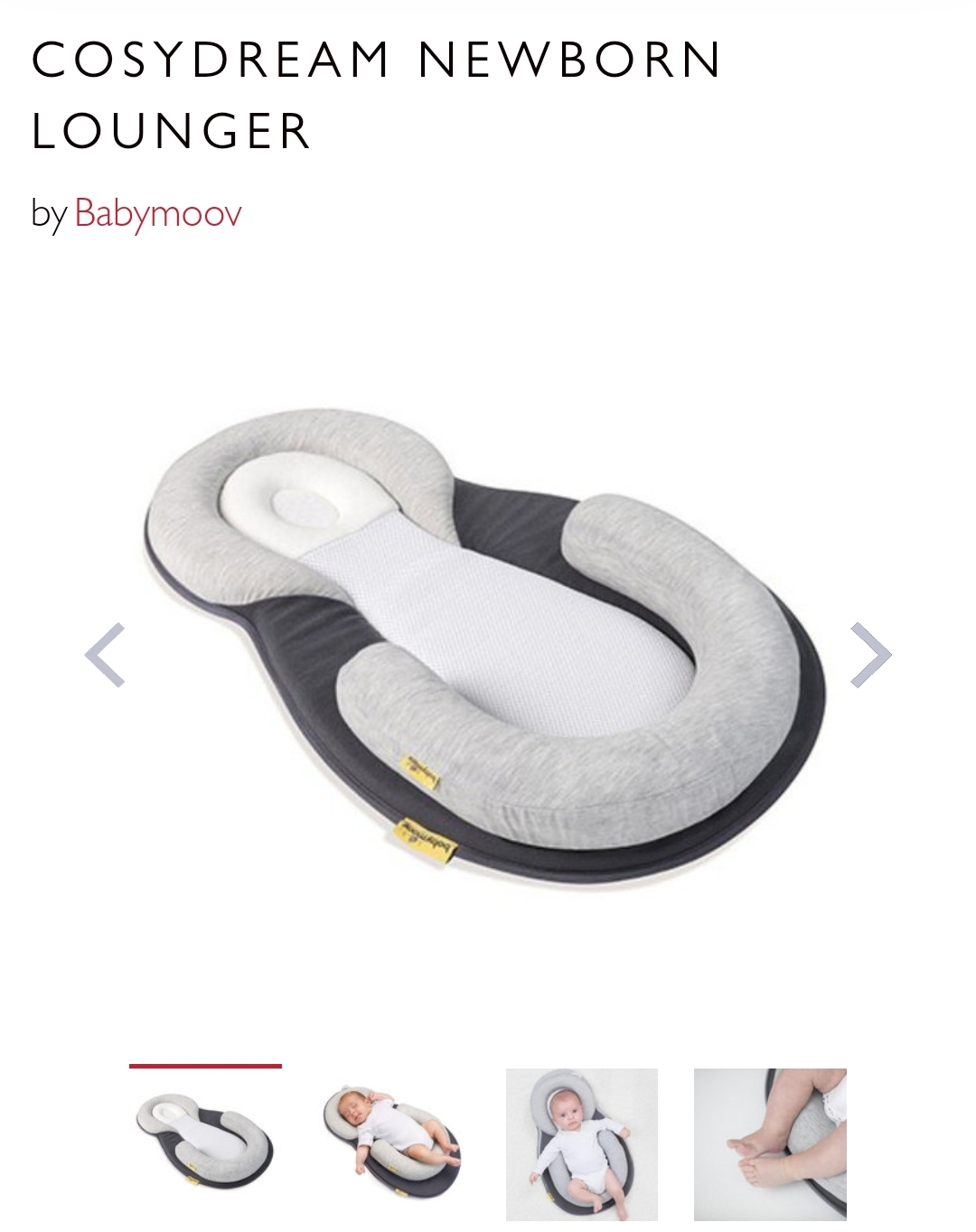 Babymoov Cosydream - Baby Lounger thumbnail