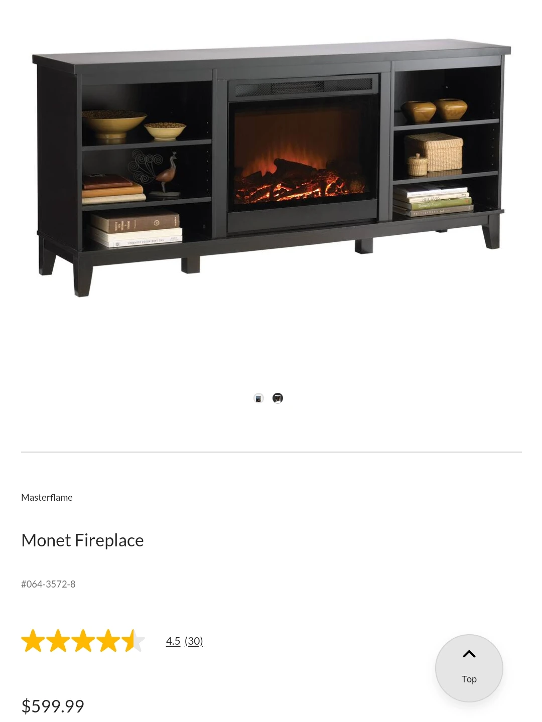 fireplace TV stand combo