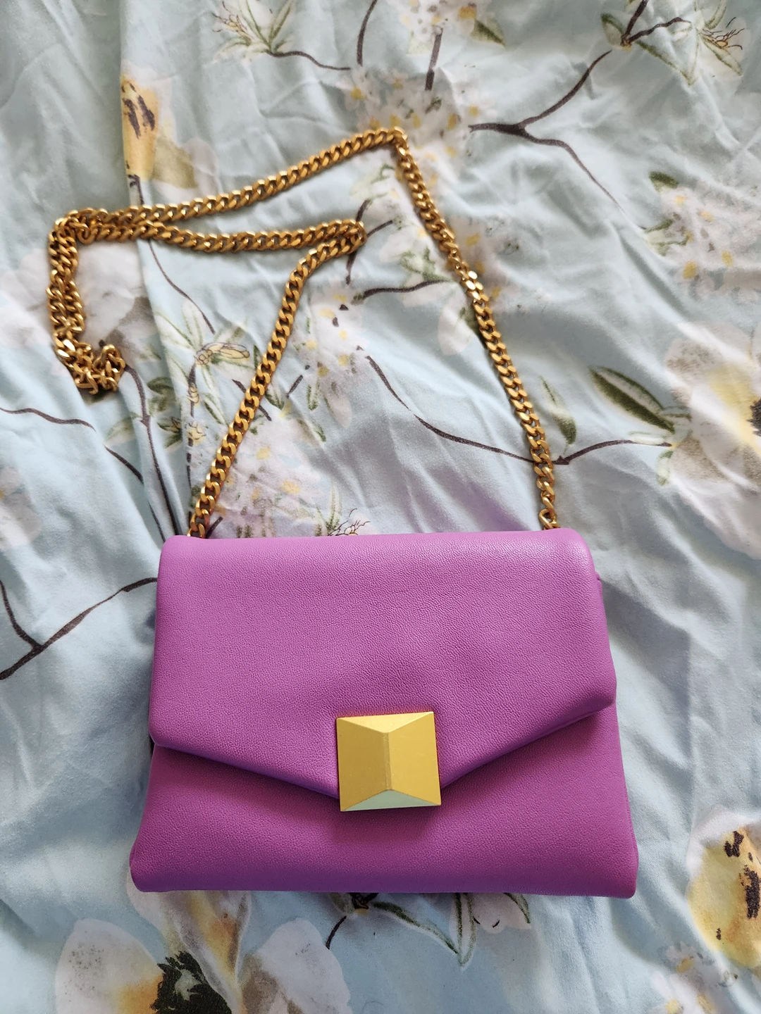 Final offer : Mango Flap Chain purse - Purple - photo 2