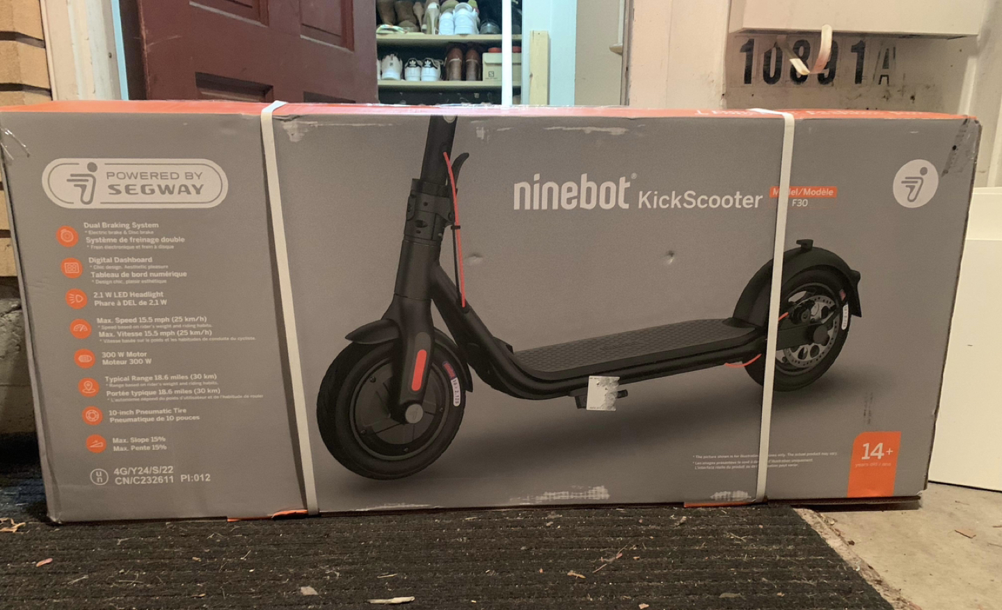 SEALED NINEBOT E-SCOOTER