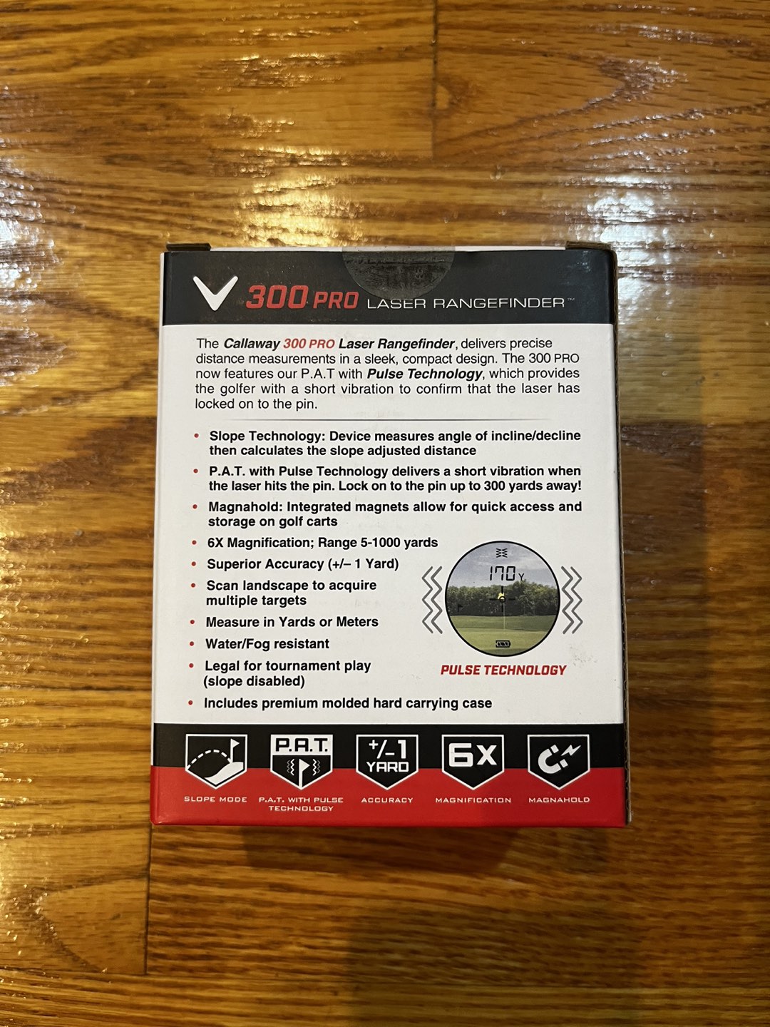 Callaway 300 Pro Golf Laser Rangefinder with Slope Measurement - photo 5