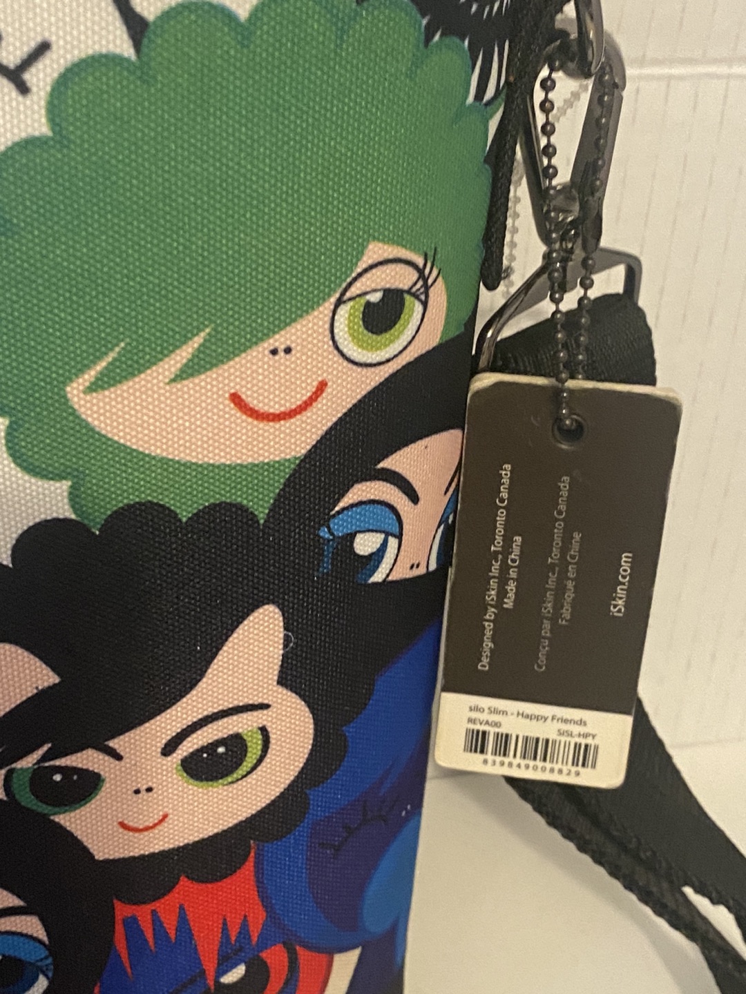 NWT-  iSKIN HAPPY FRIENDS Silo Slim padded laptop bag image indicator(2)