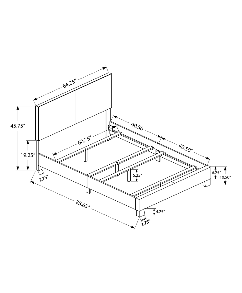 Brand new Queen bed , not assembled ! - photo 2