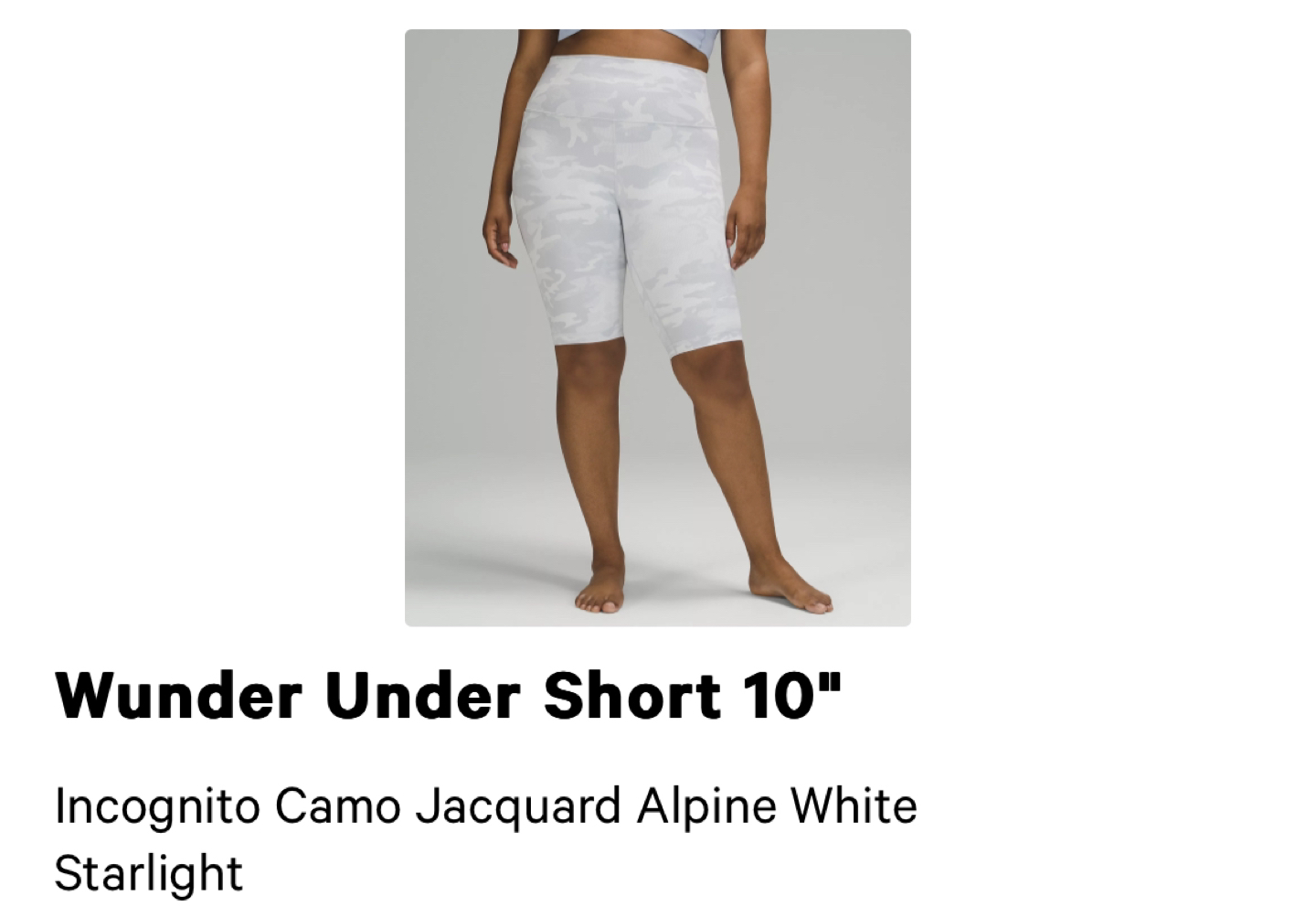 lululemon Wunder Under Short 10" size 14 image indicator(4)