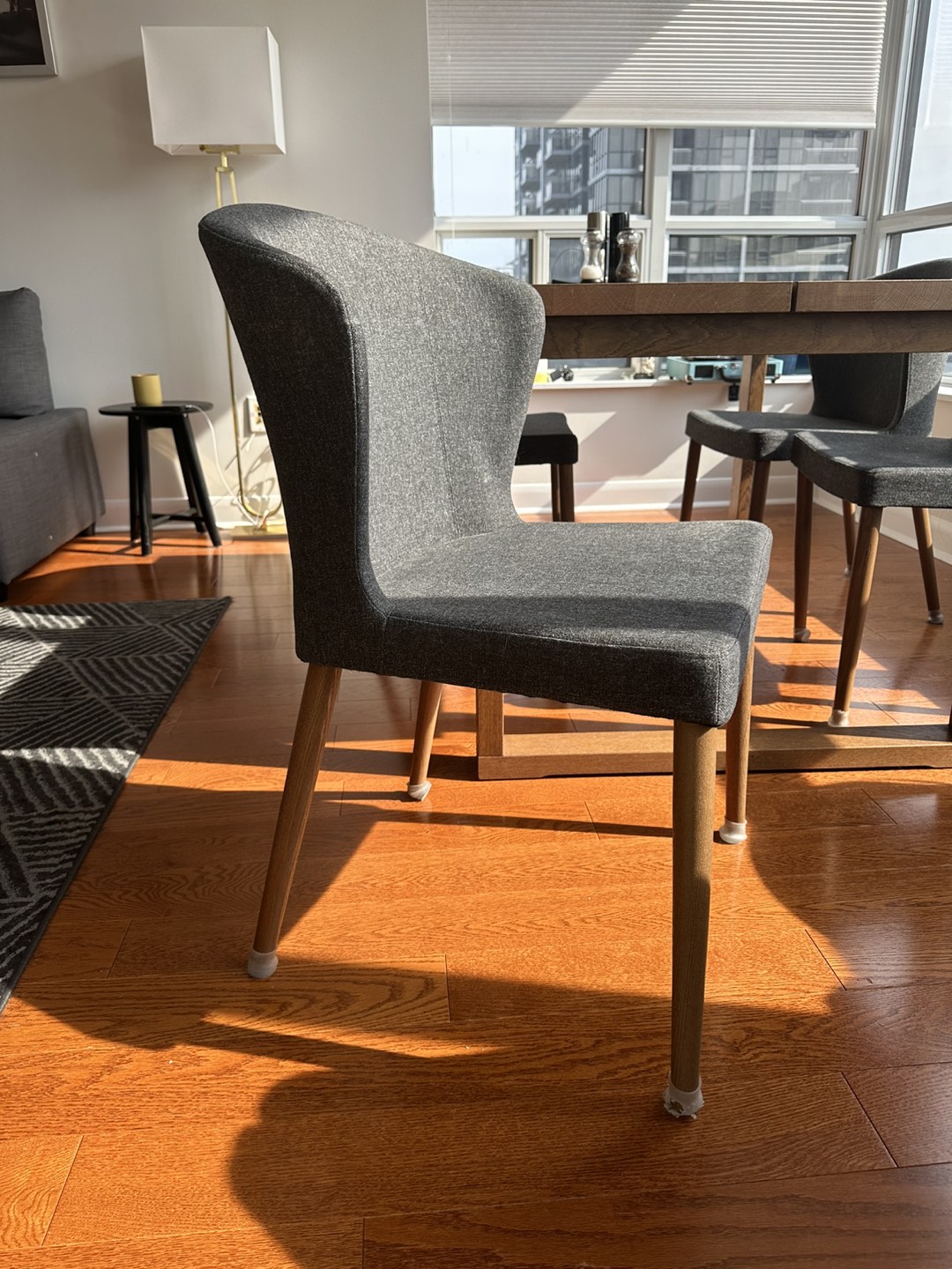 Wooden Dining Table Set, 4 Chairs - photo 4