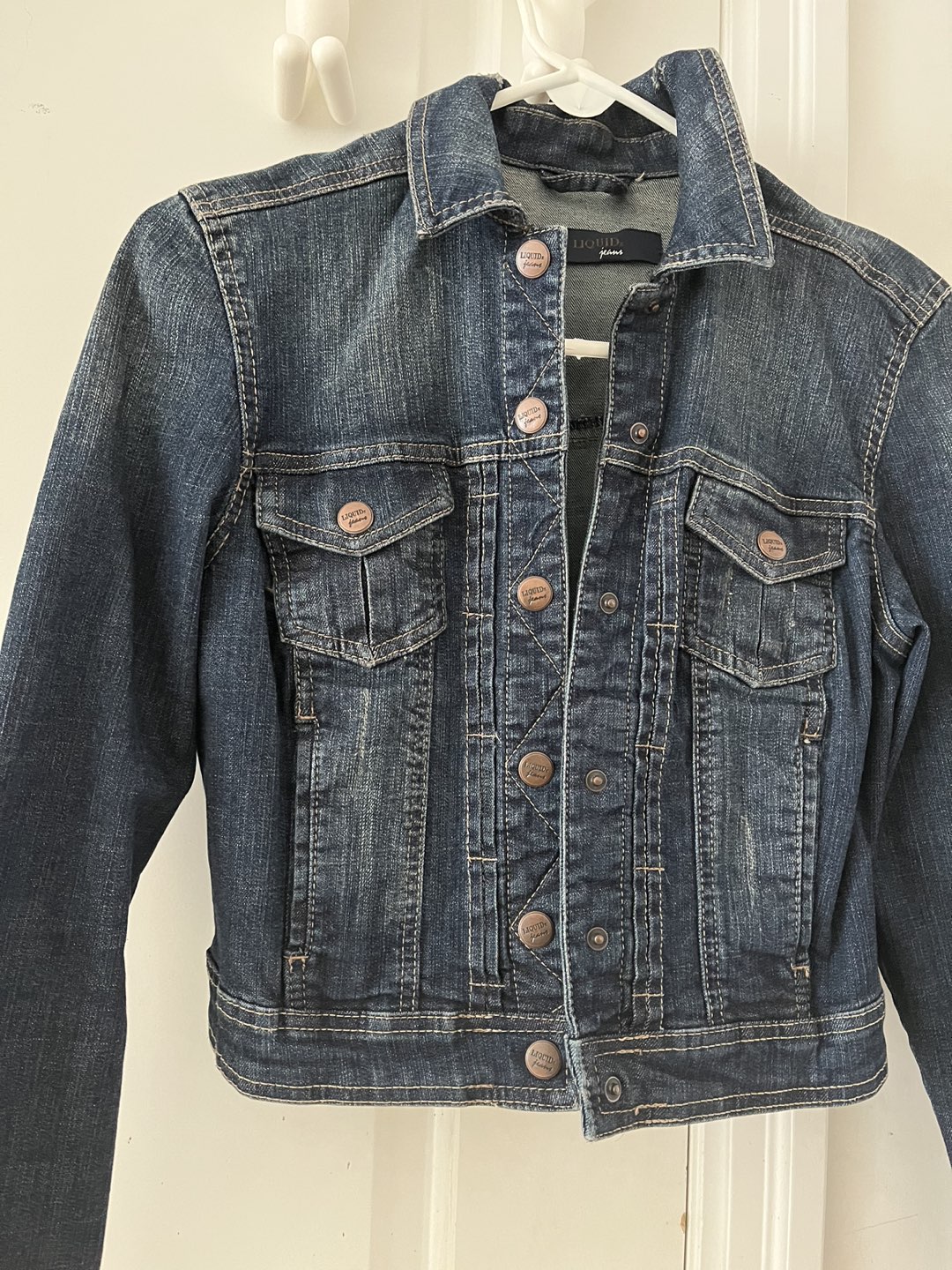 New jean jacket size small thumbnail