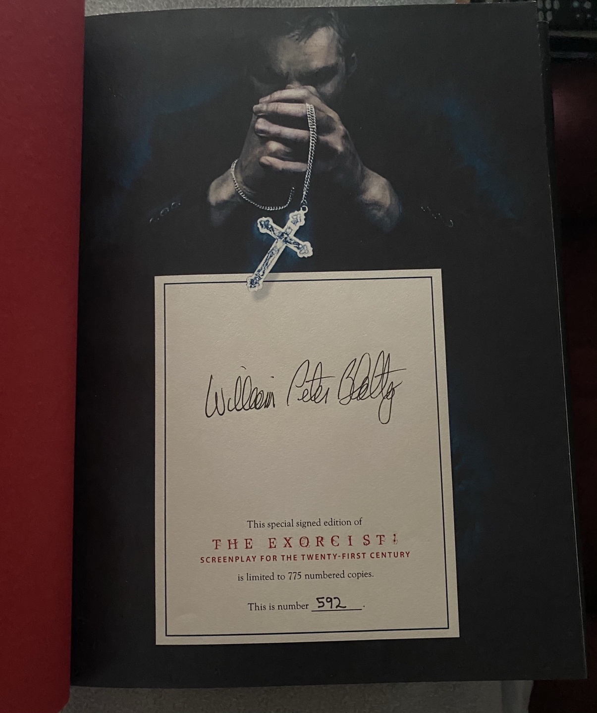 Cemetery Dance The Exorcist Screenplay - Signed - photo 2