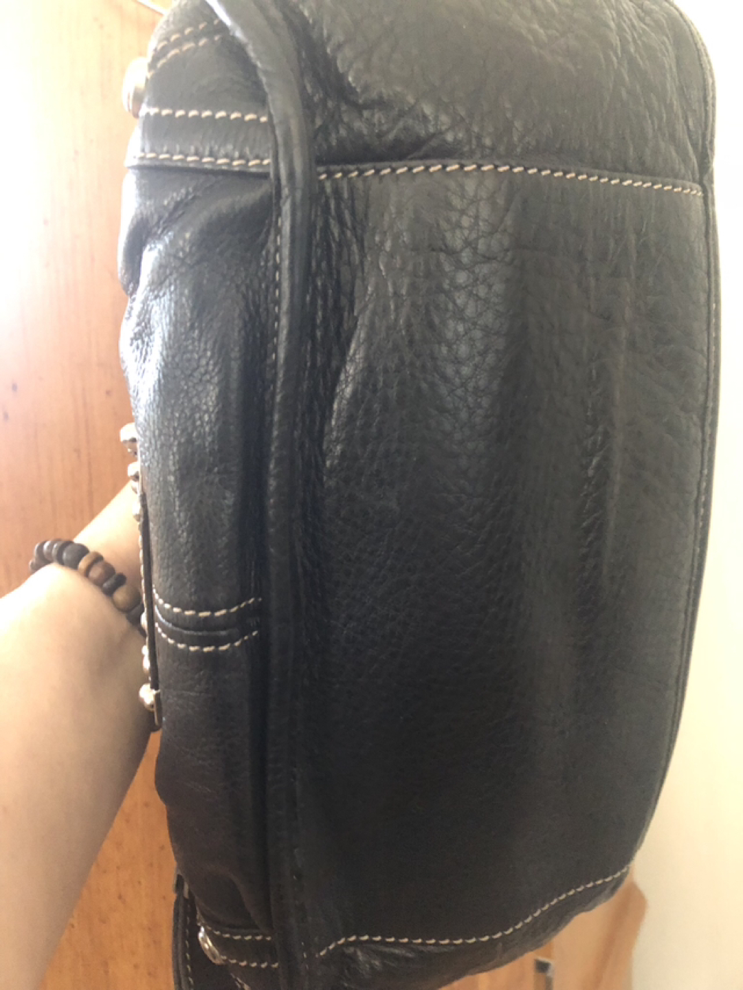 Designer vintage leather bag( B. Makowsky) - photo 3