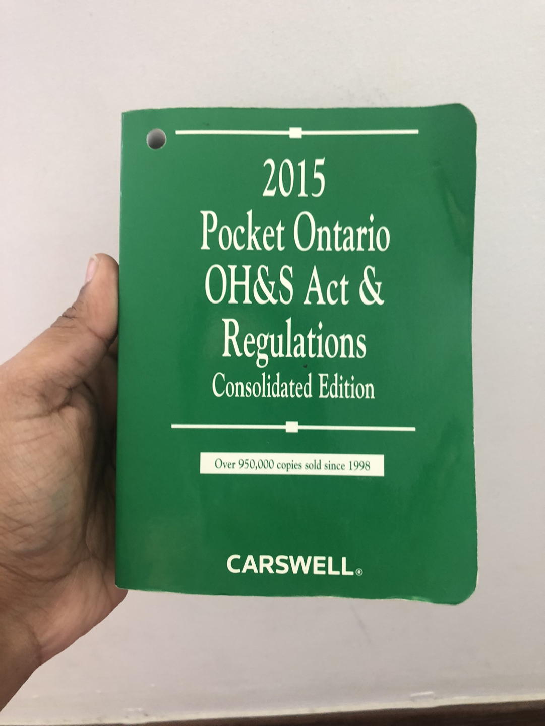 Pocket Ontario OH&S Act & regulations