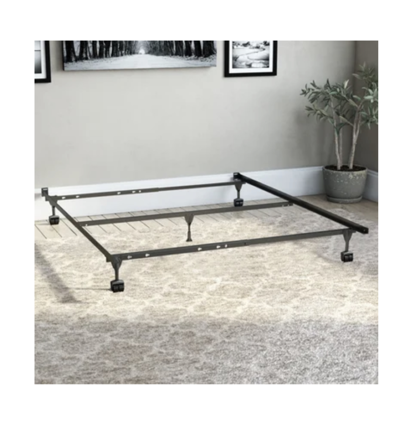 Queen heavy duty metal bed frame - photo 2