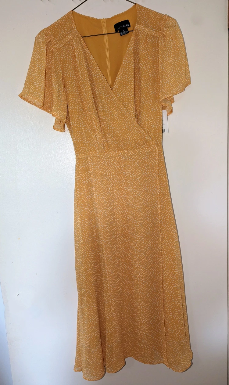 Yellow summer dress