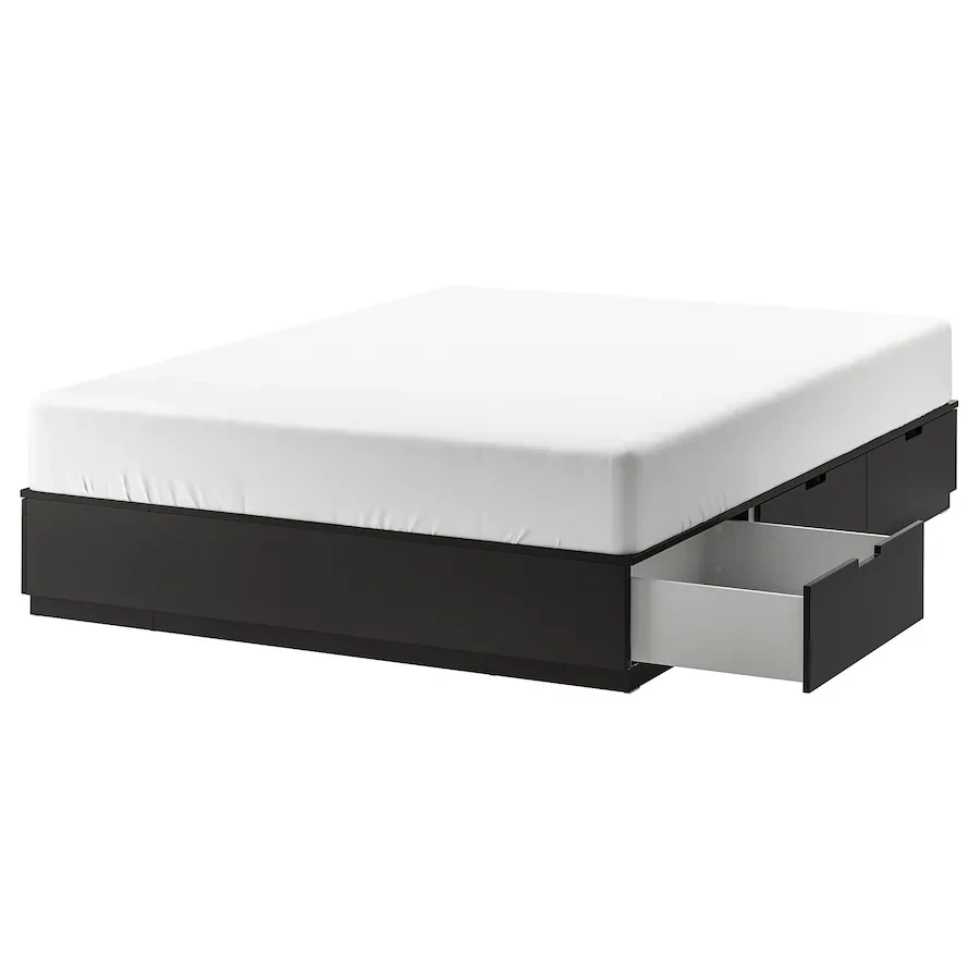 Ikea Nordli Bedframe with Storage Queen