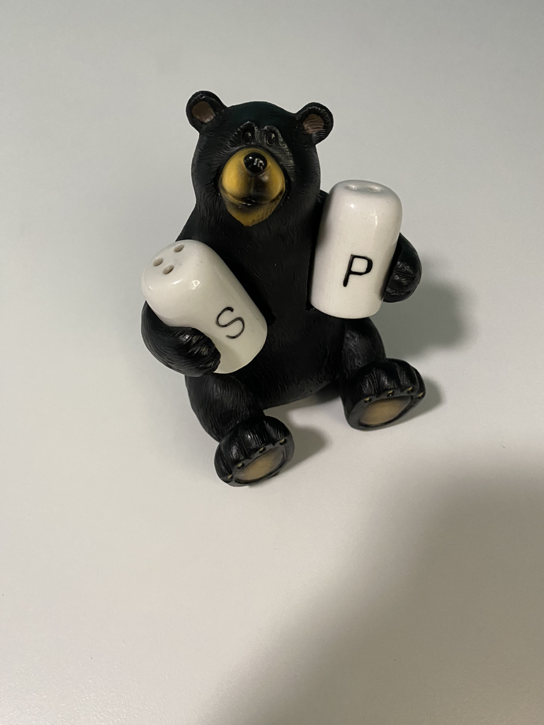 black bear salt and pepper shaker thumbnail