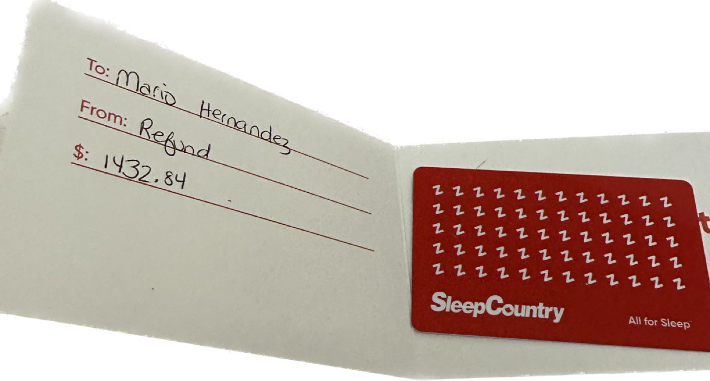 Sleep Country Gift Card