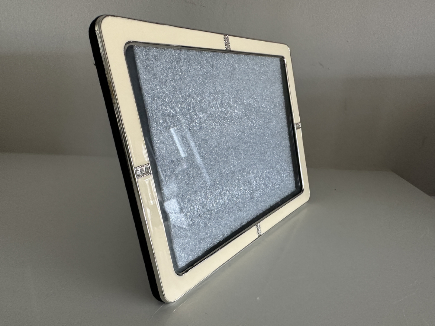 Cream and jewelled picture frame thumbnail