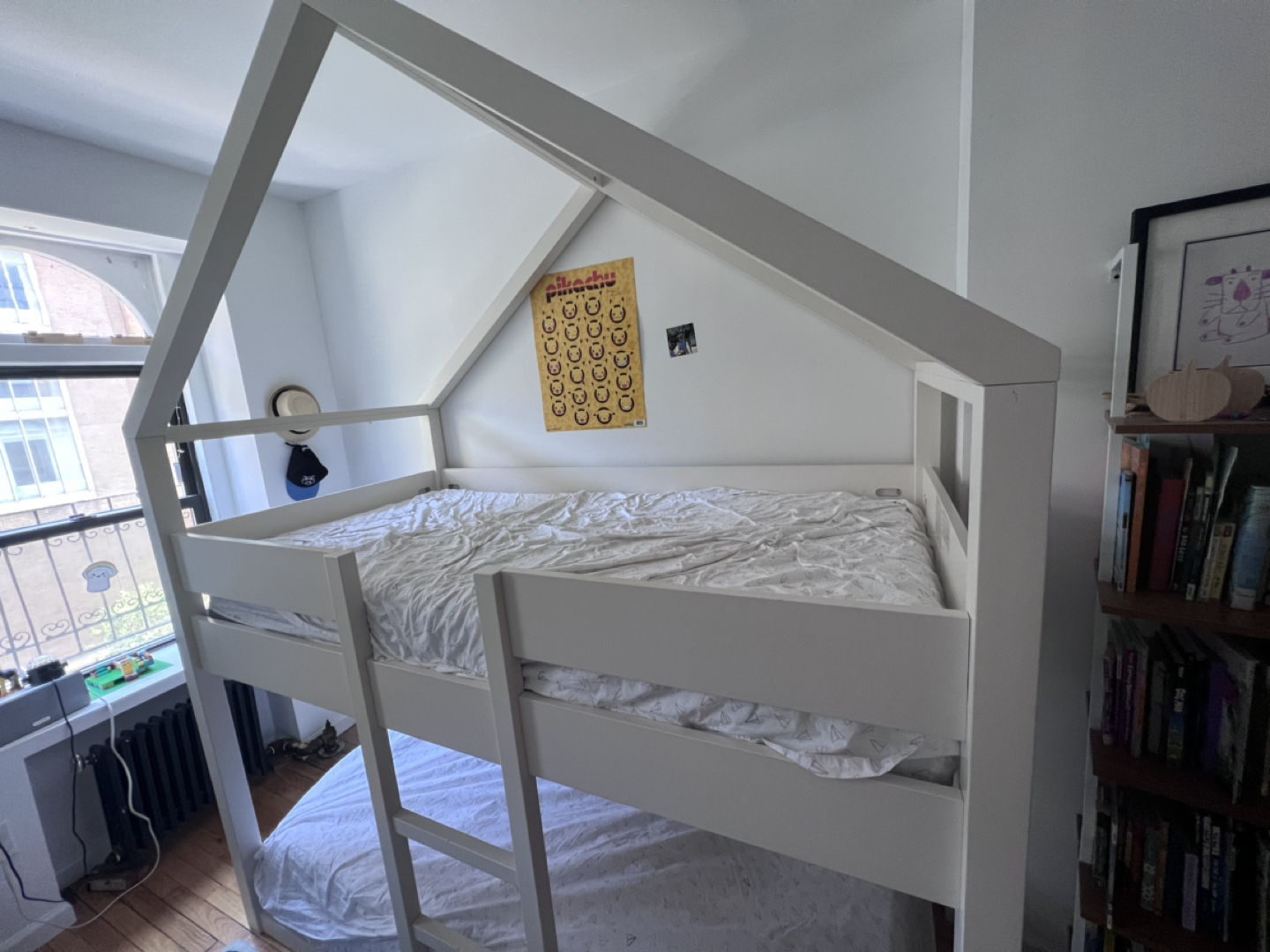 Pottery barn twin over twin bunk beds - photo 4
