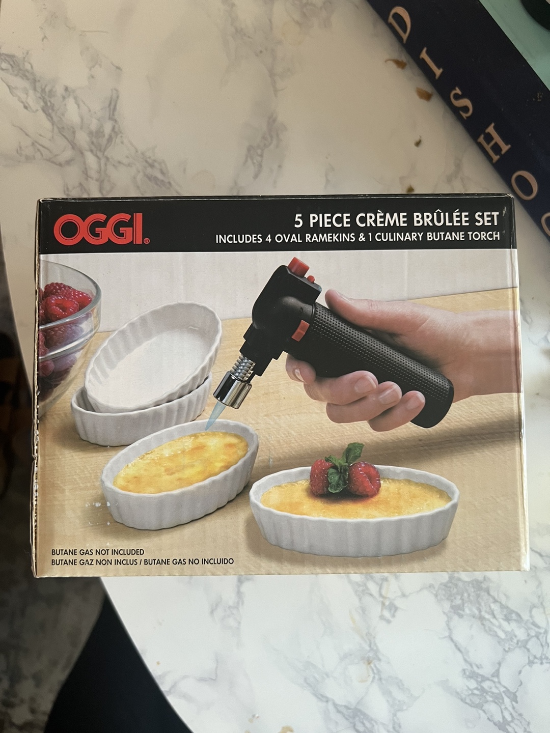 BRAND NEW: 5 piece crème brûlée set thumbnail