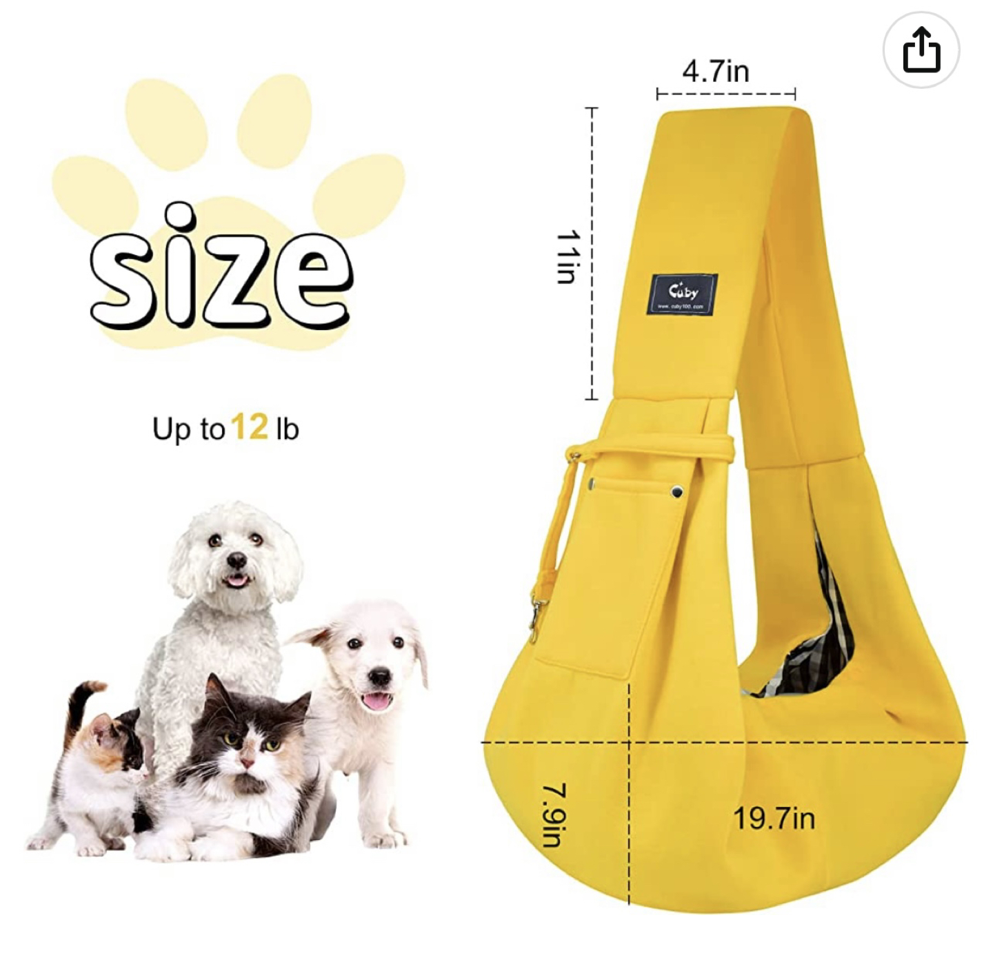 Reversible Dog/Pet Sling - photo 4
