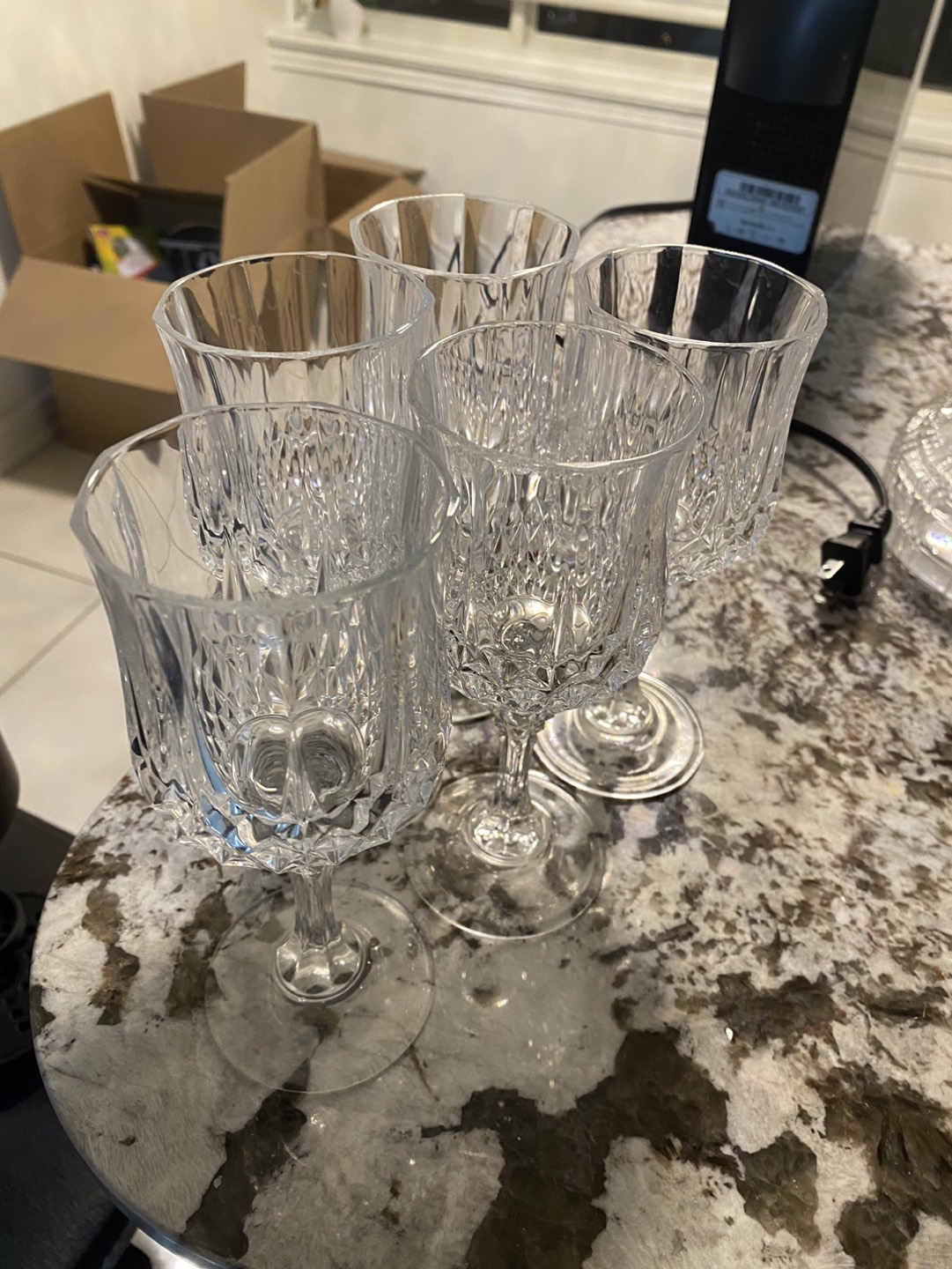 5 wine cups