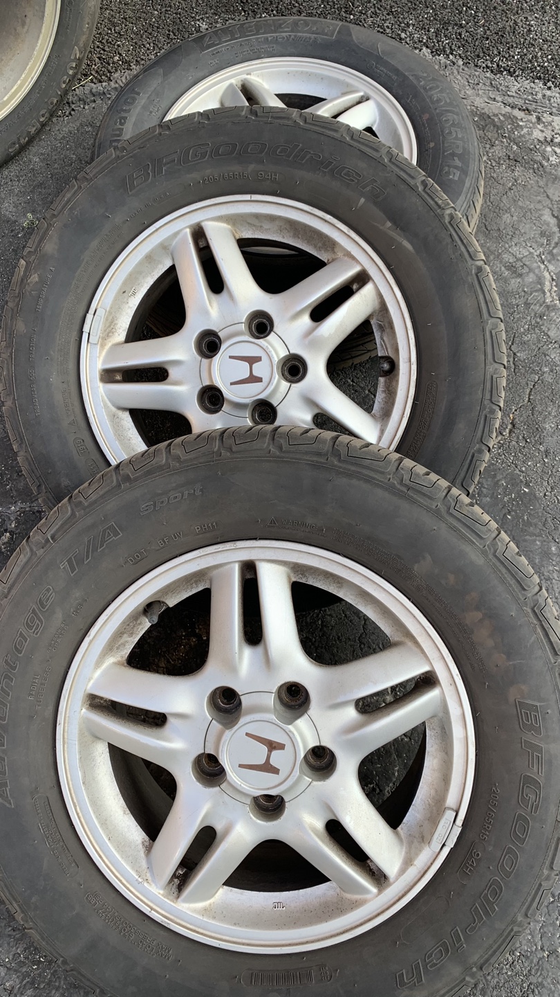 15” Honda Alloy Rims with Tires - photo 3