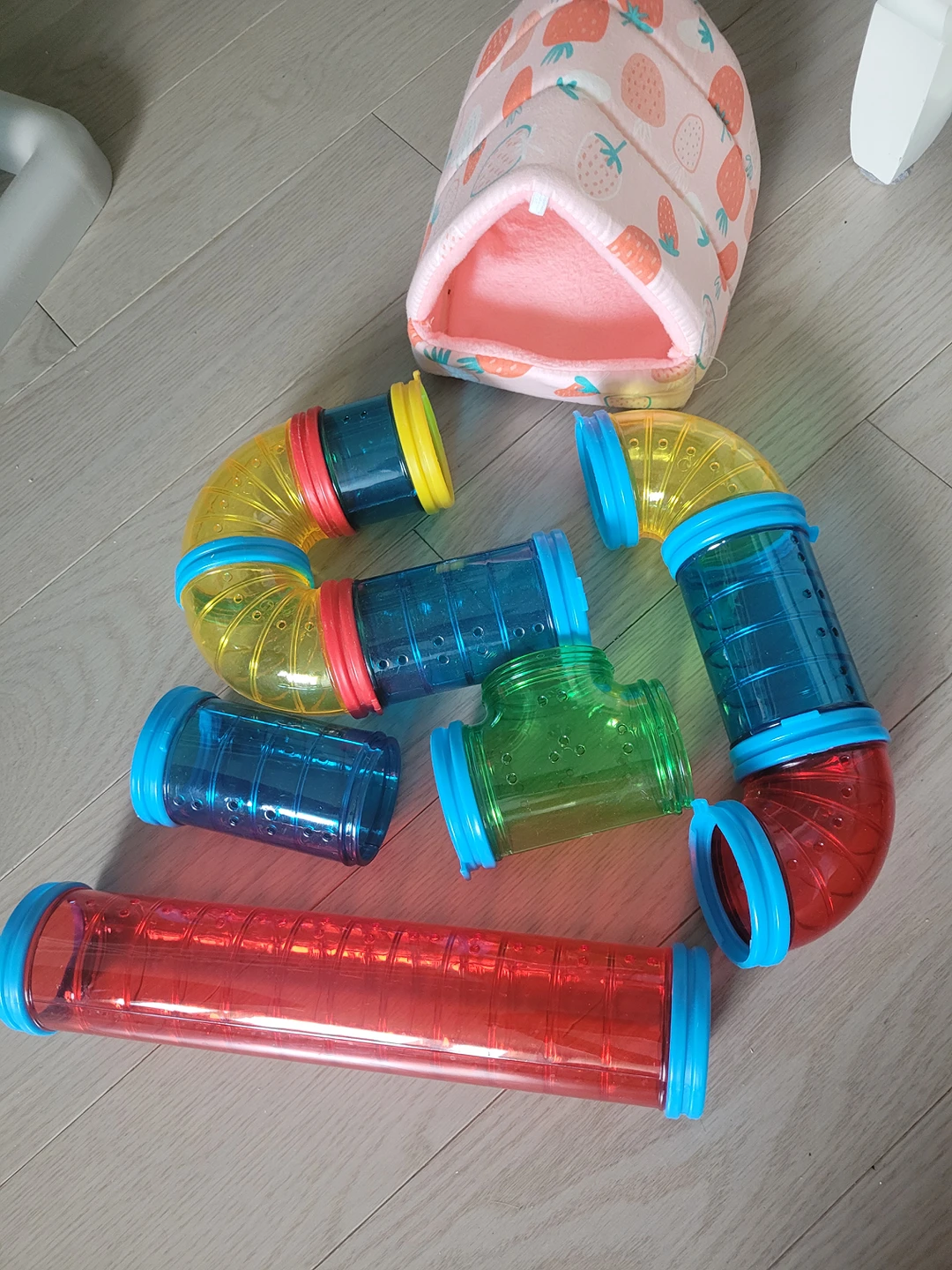 Small pet hamster tubes