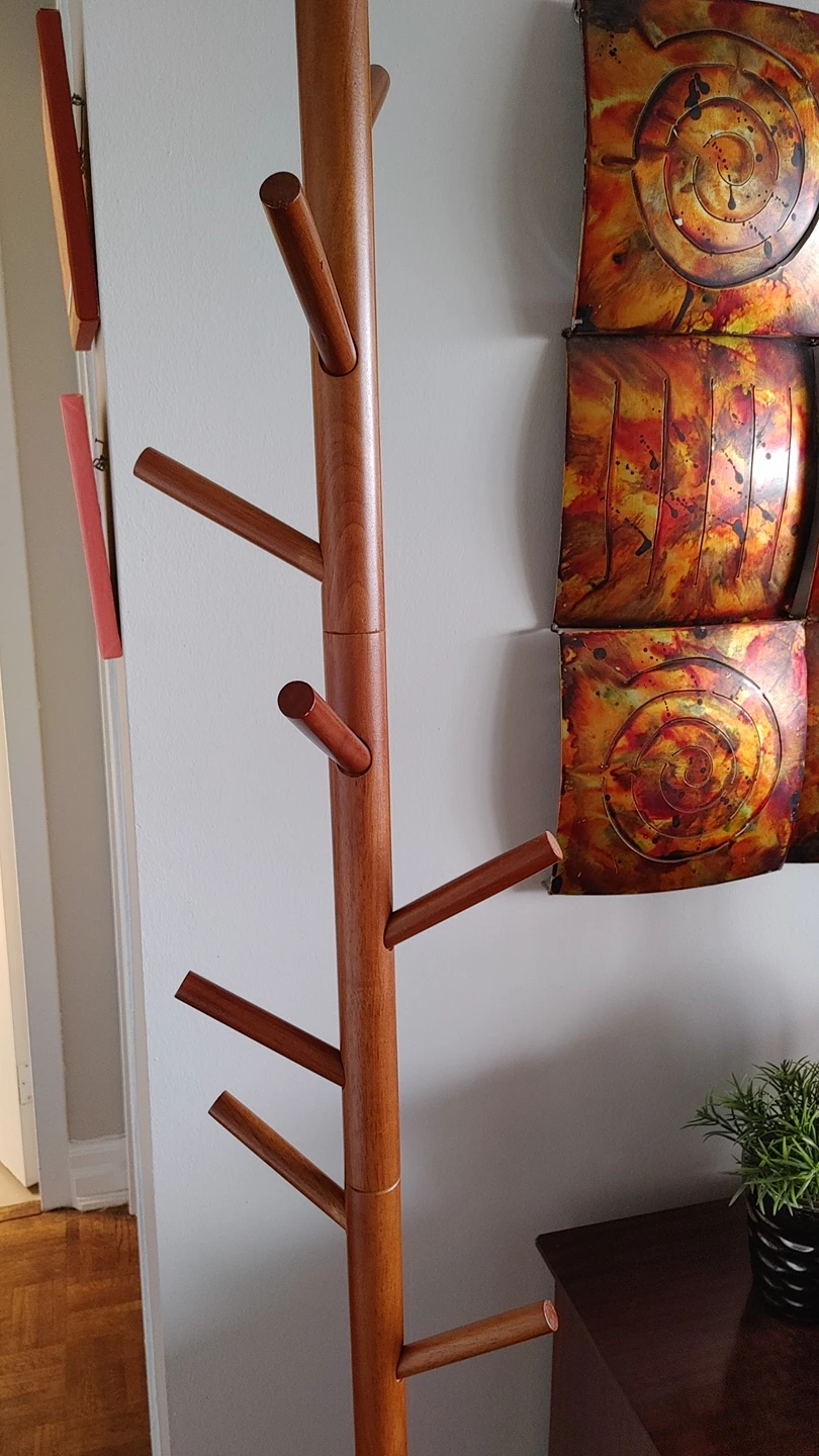 Solid wood coat rack - photo 2