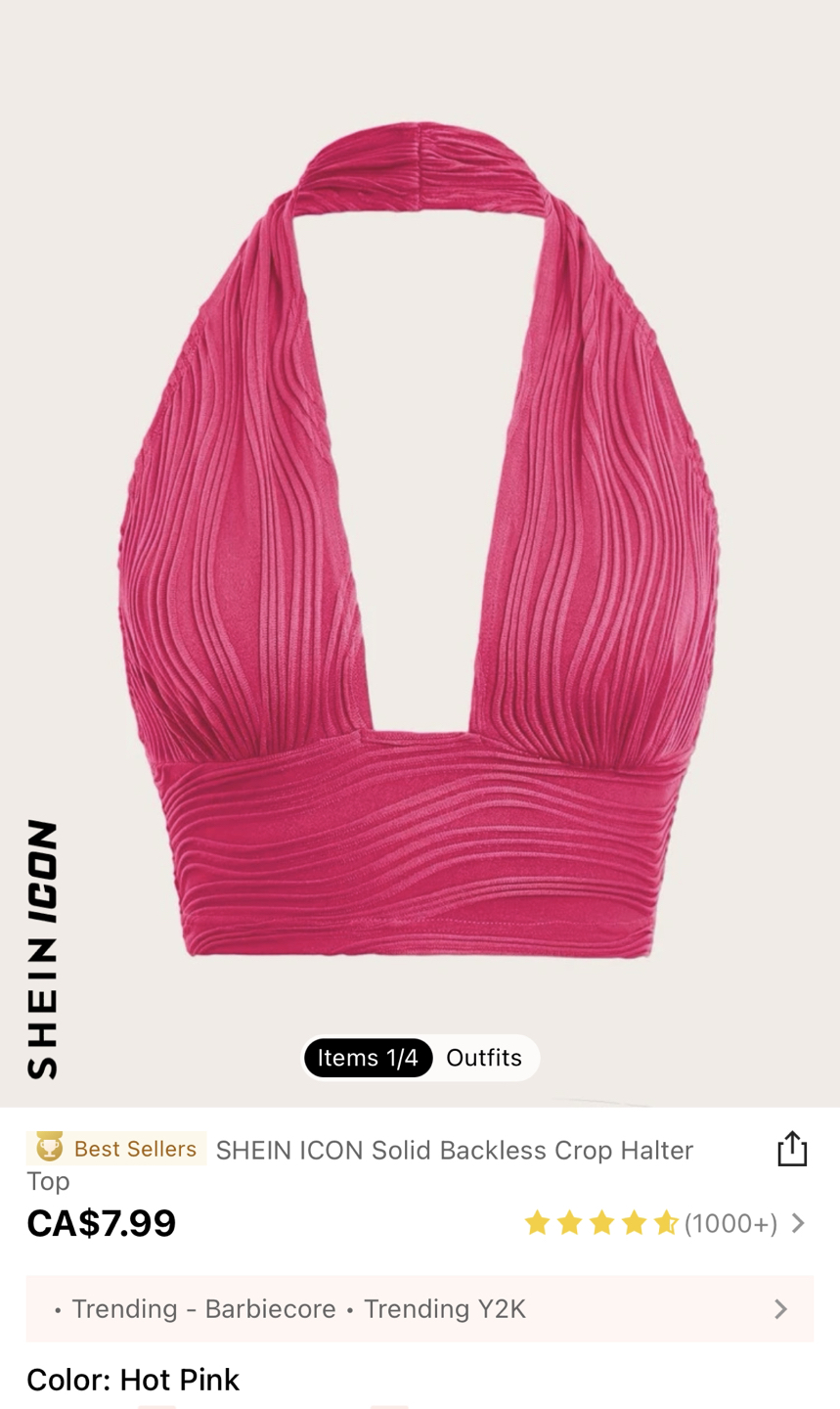 Backless Crop Halter thumbnail