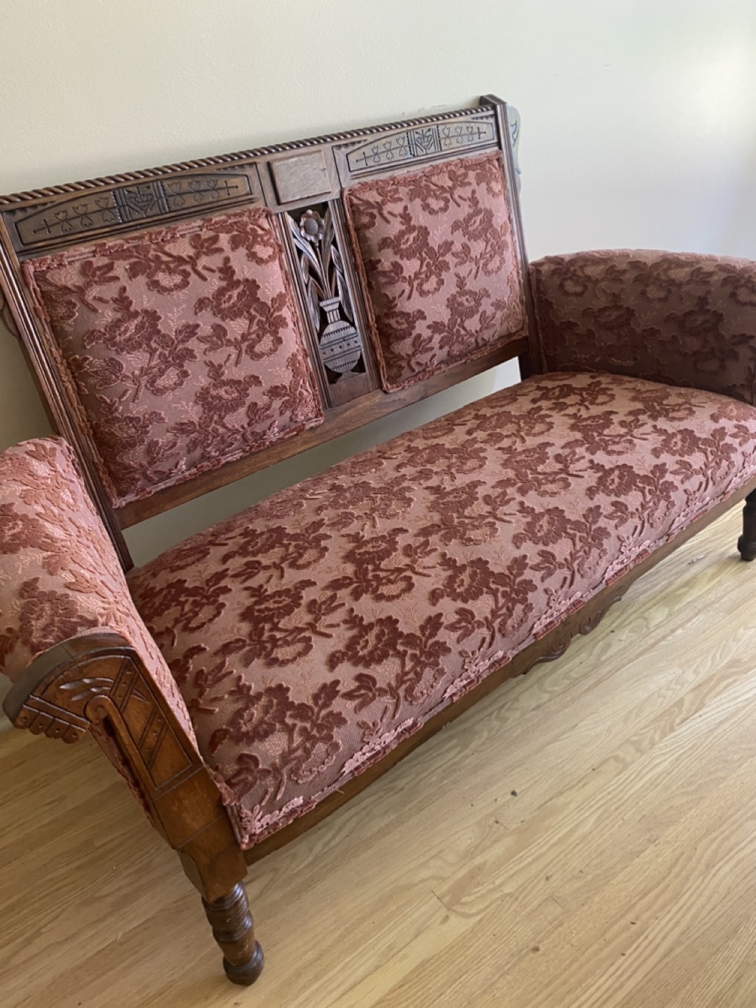 Antique love seat