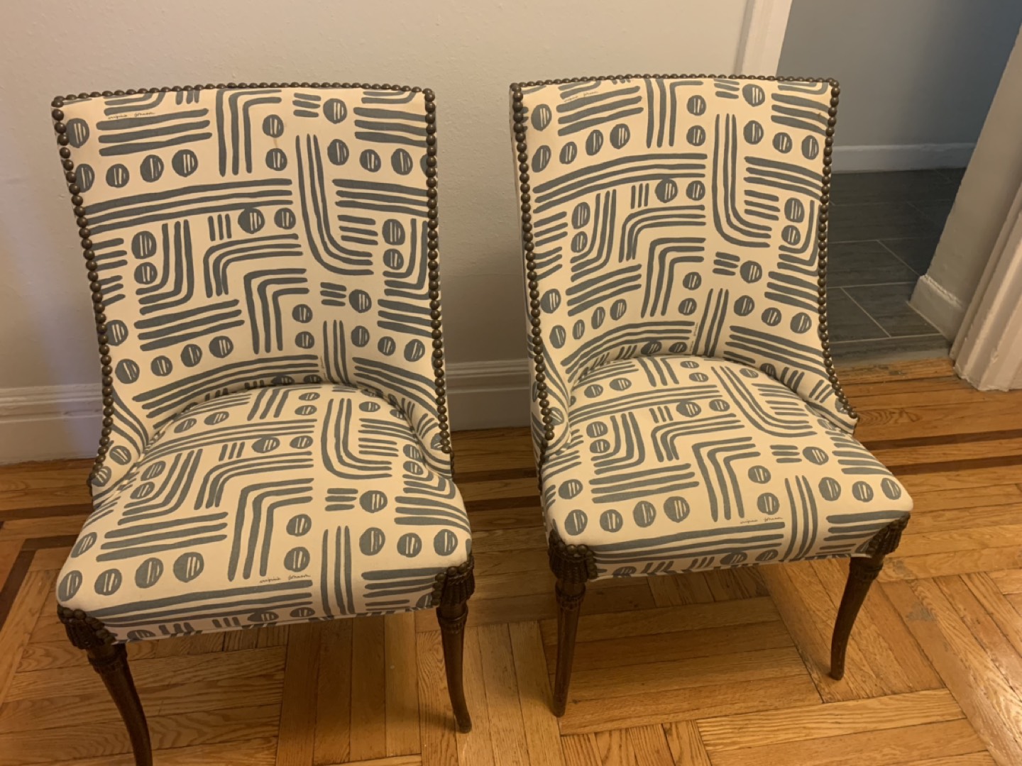 Set of 2 Custom Dining Chairs