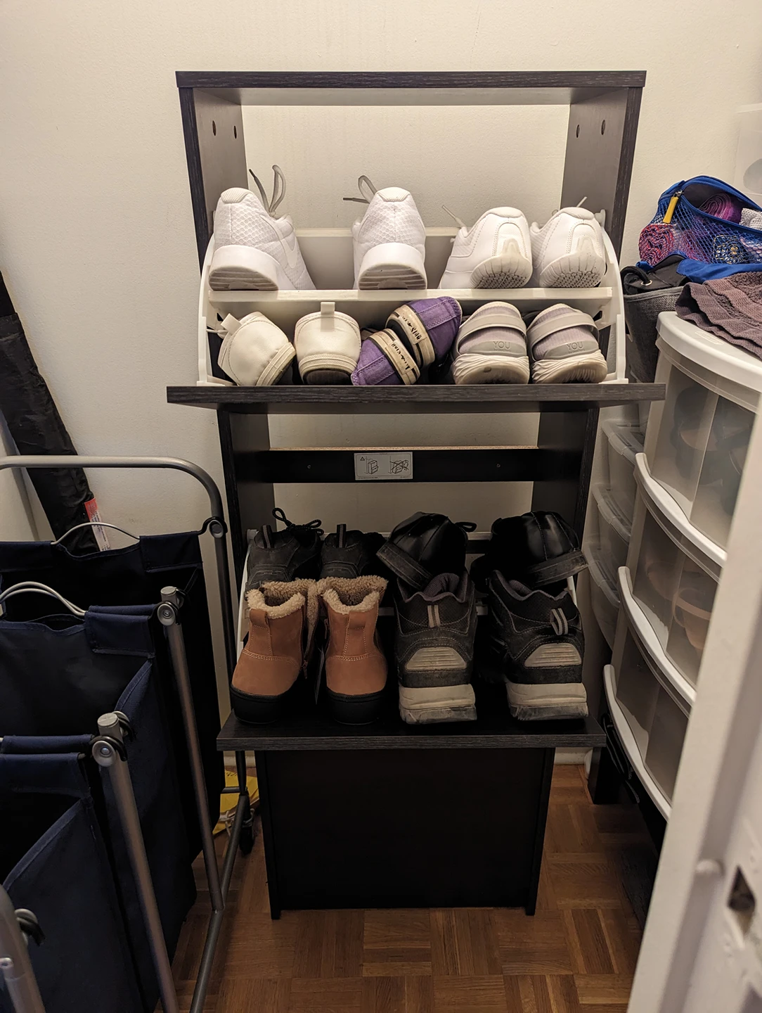 3 Compartment Shoe Cabinet - photo 3