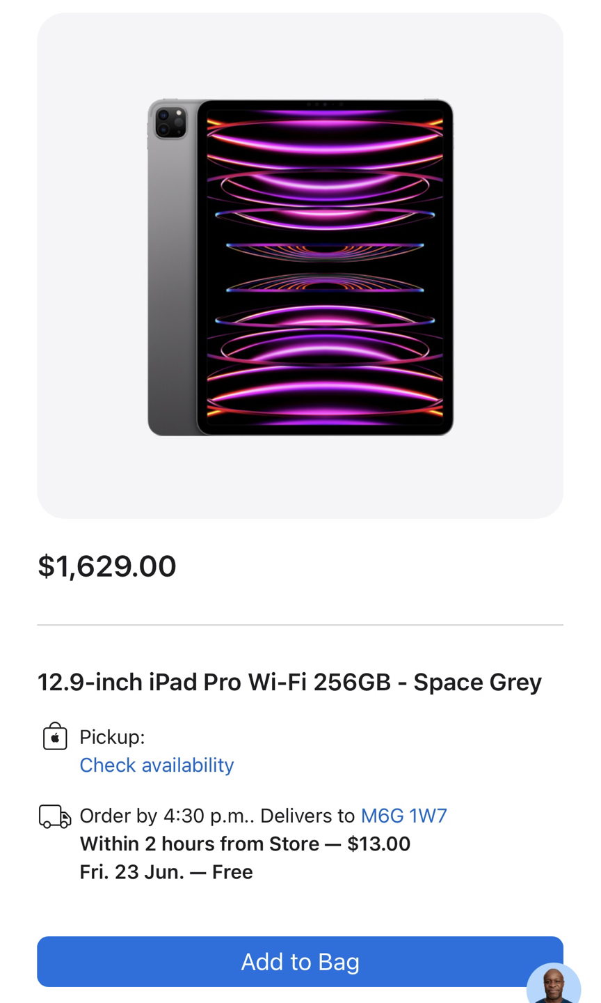 12.9 inch iPad Pro with Magic Keyboard & Apple Pencil thumbnail