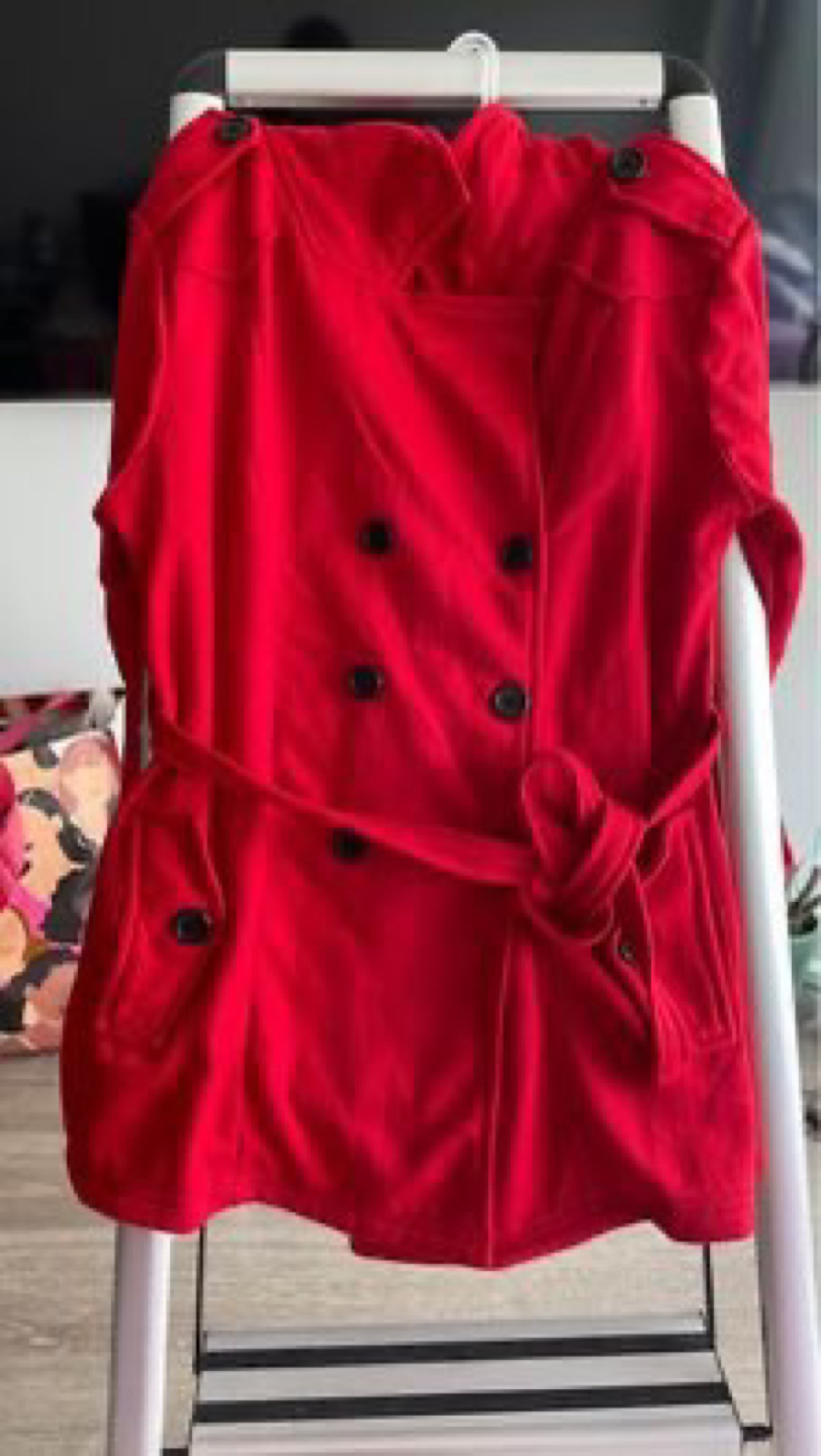 Women’s stylish belle fille over coat- size XL - photo 5