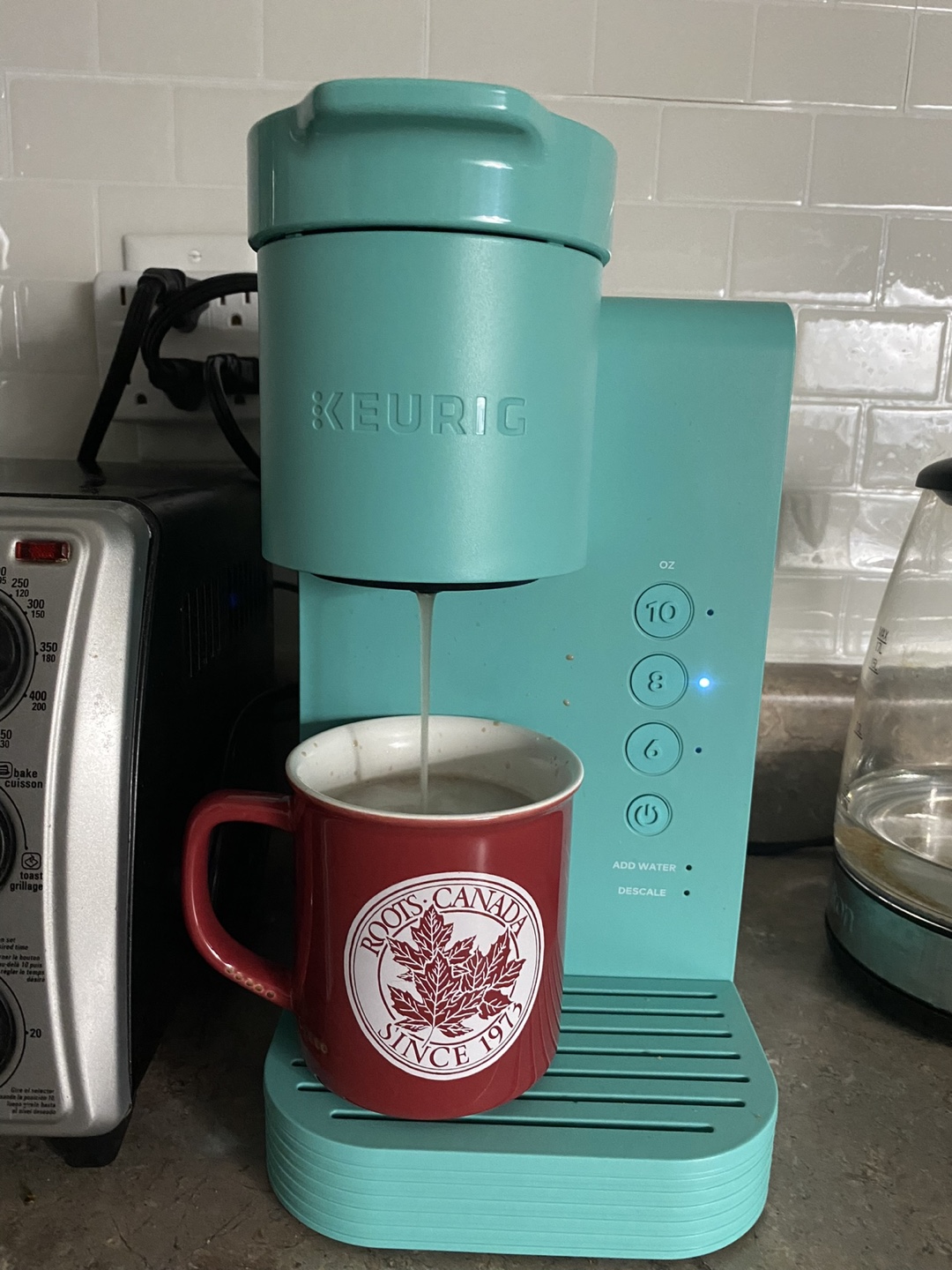 Aqua Blue Mini Keurig Coffee Maker - photo 2
