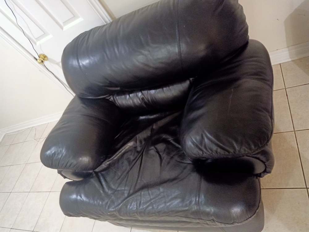 Leather Love seat