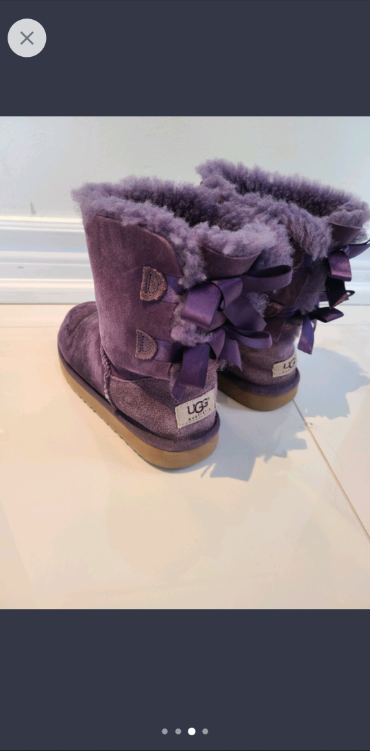 Bailey bow2 ugg boots size 1 - photo 2
