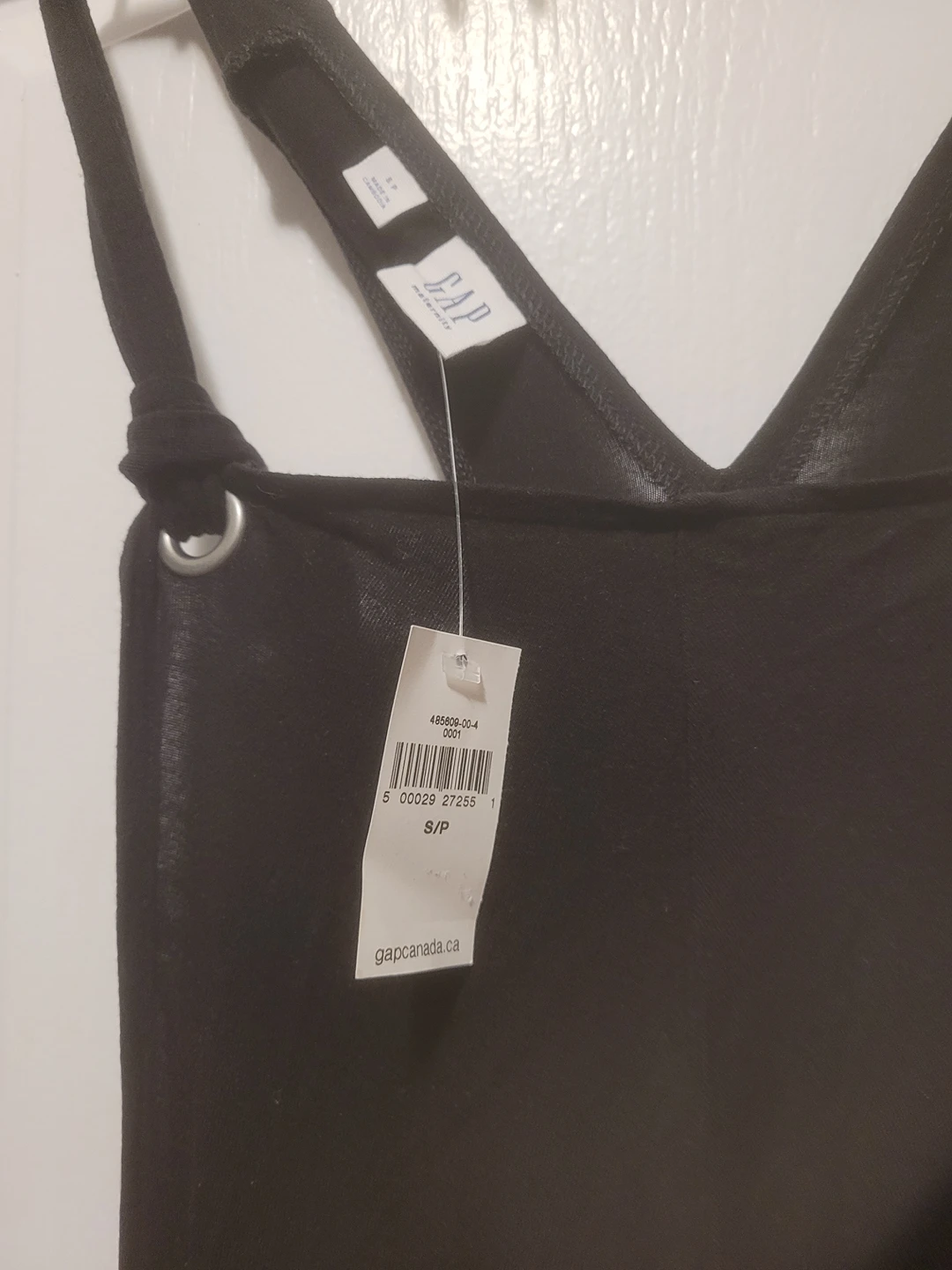 brand new GAP maternity overalls black thumbnail