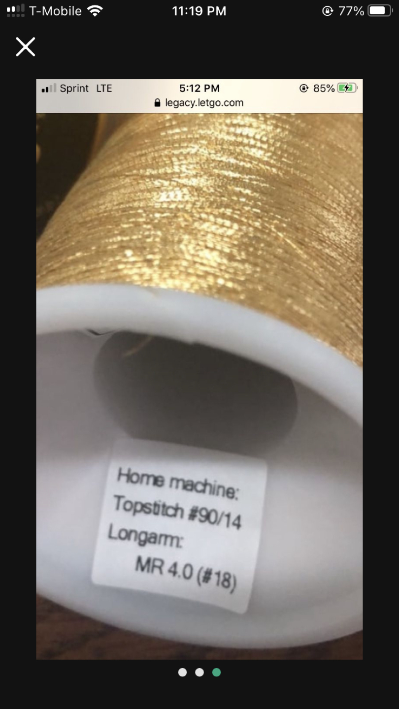 Metallic thread (7 rolls) - photo 3