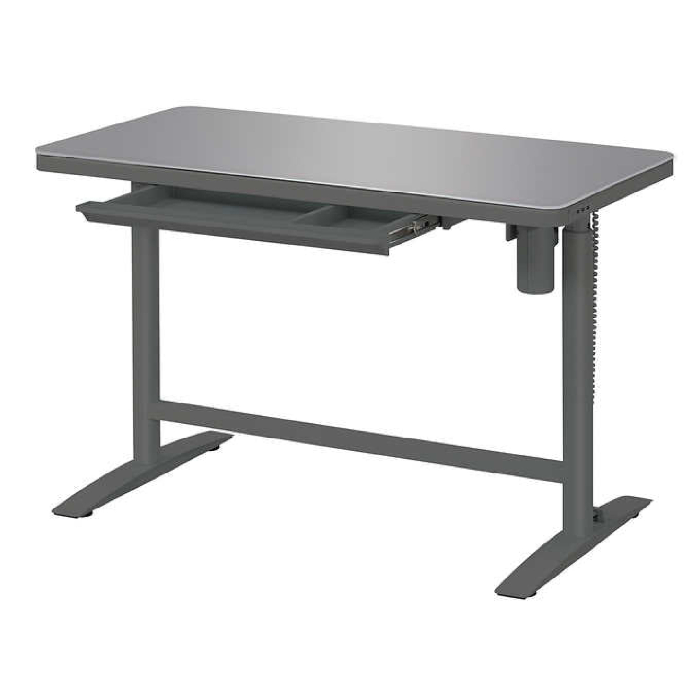 Tresanti Height Adjustable Electric Desk Grey thumbnail