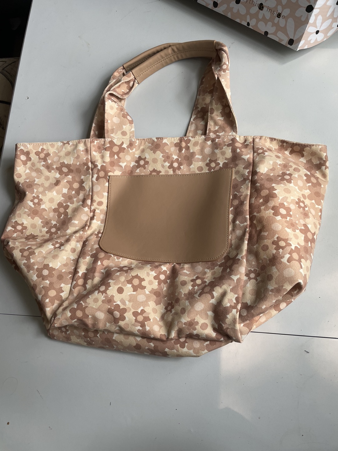 Poppy & Peonies Reversible Tote thumbnail