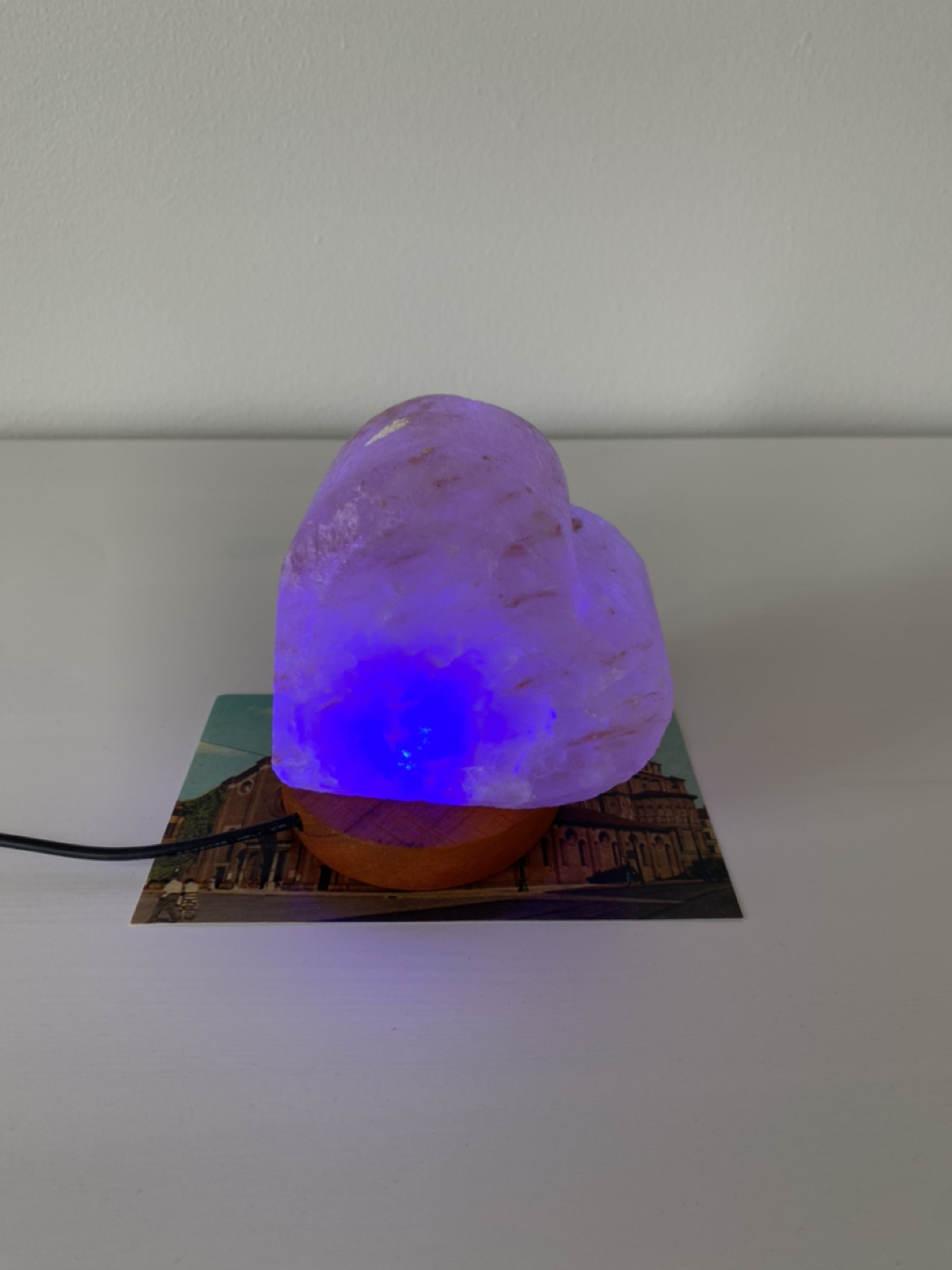 Salt lamp heart-shaped - photo 2