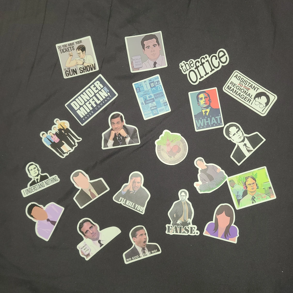 Assortment of "The Office" Stickers thumbnail