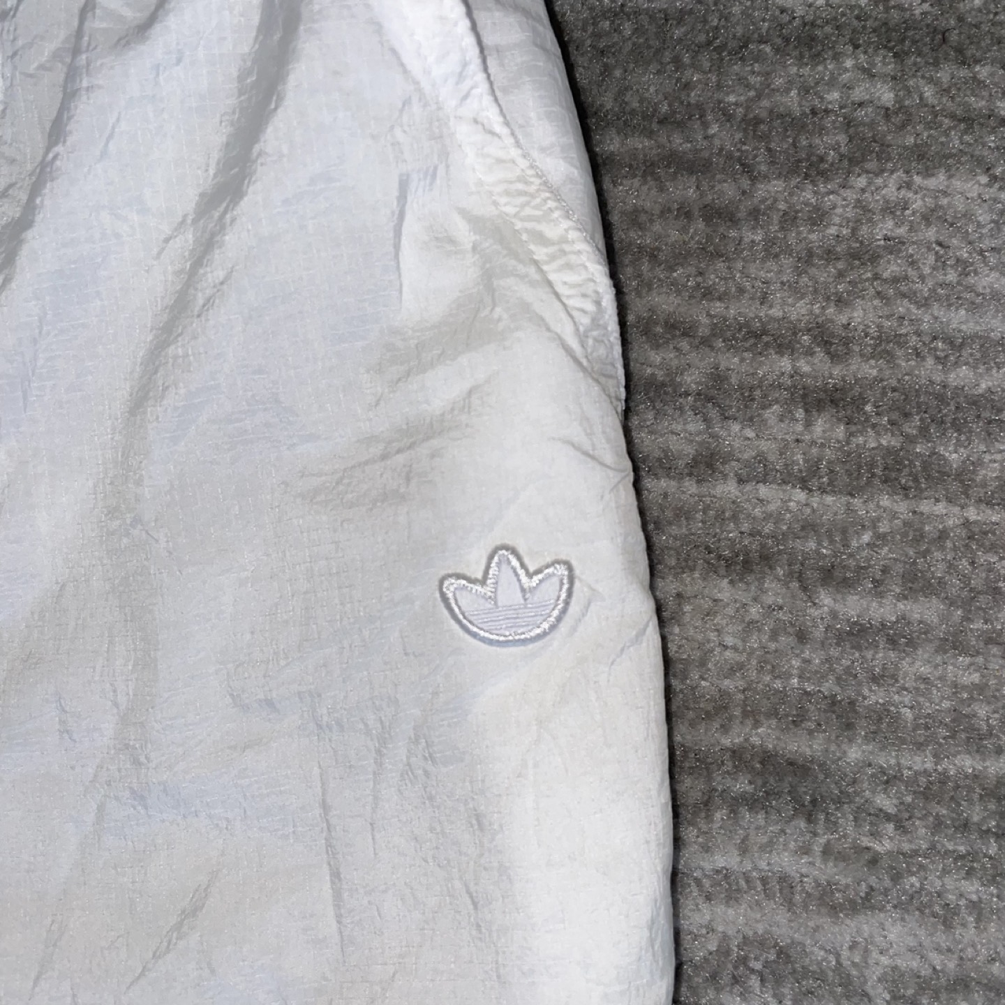 Adidas White Parachute Pants - photo 2