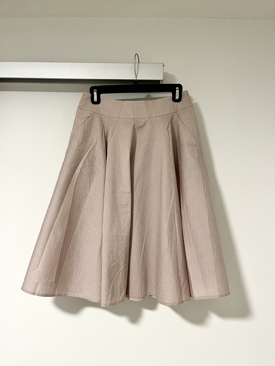 Poplin Polka Dot Skirt S