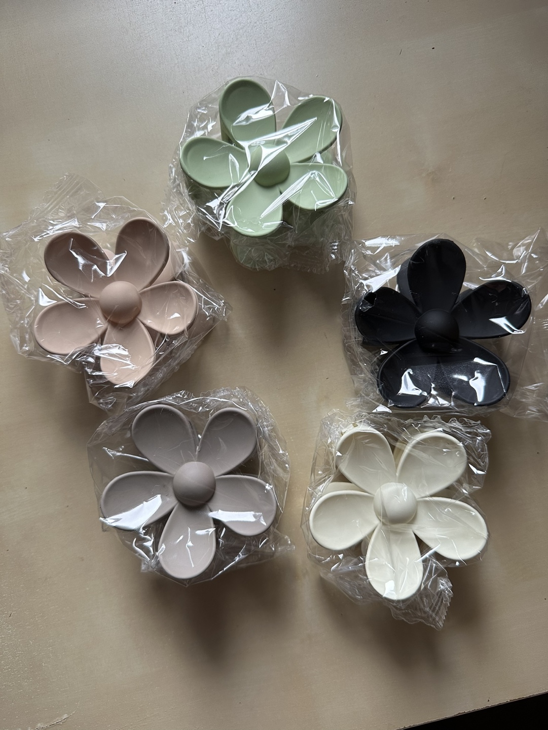 Flower Hair Clips X 5