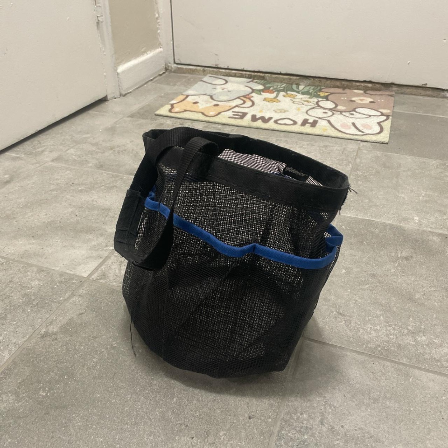 bathroom supplies holder