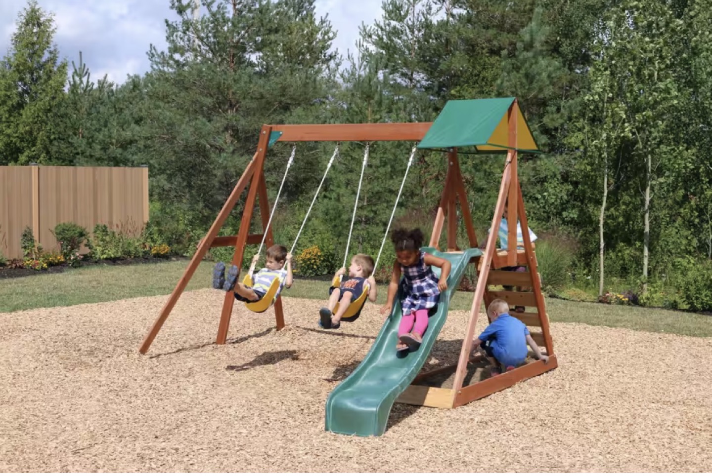 KidKraft Outdoor Sunview Cedar Lumber/Wooden Play Centre
